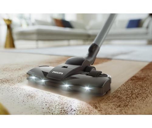 Pölynimuri PHILIPS PowerPro Expert 7000 series Pussiton 900 wattia Kapasiteetti 2 l Melu 75 dB Musta..