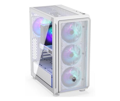 Kotelo ENDORFY ATX/micro ATX/Mini-ITX Valkoinen Midi Tower PC EY2A018