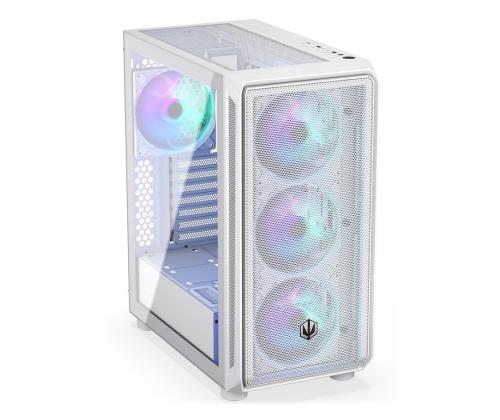 Kotelo ENDORFY ATX/micro ATX/Mini-ITX Valkoinen Midi Tower PC EY2A018