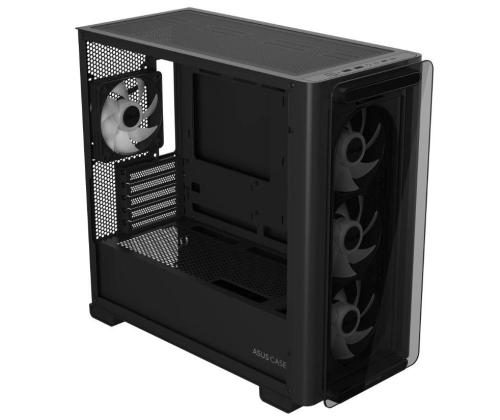 Kotelo ASUS A23 PLUS MidiTower Case tuotteen ominaisuudet Läpinäkyvä paneeli MicroATX MiniITX Väri...