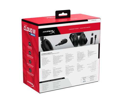 KUULOKKEET HYPERX CLOUD III S WRL/WL BK GAM A59YZAA HYPERX HYPERX
