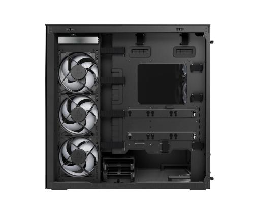 Kotelo ARCTIC Xtender (Mirror Black) MidiTower Case tuotteen ominaisuudet Läpinäkyvä paneeli Ei sisälly...