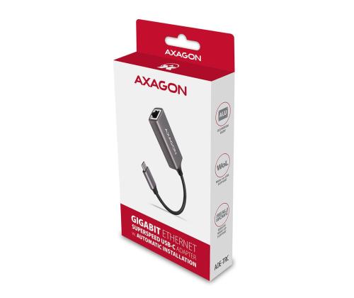 VERKKOSOVITIN USB-C 1GB/ADE-TRC AXAGON