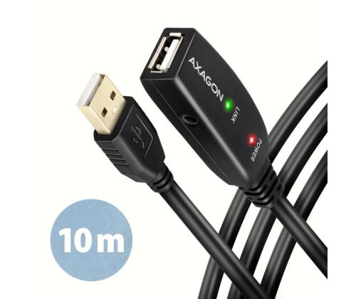 KAAPELI USB2.0 A-M/A-F AKTIIVINEN/10M ADR-210 AXAGON