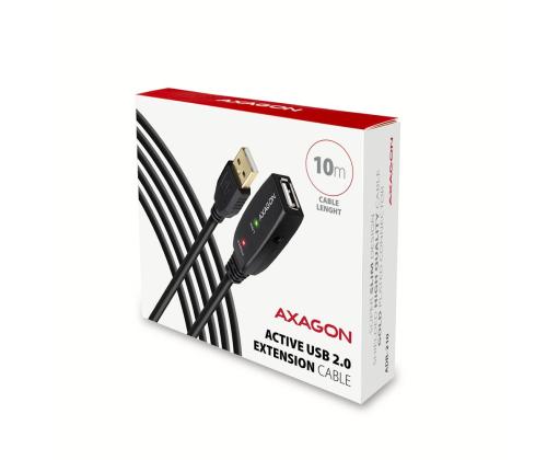 KAAPELI USB2.0 A-M/A-F AKTIIVINEN/10M ADR-210 AXAGON