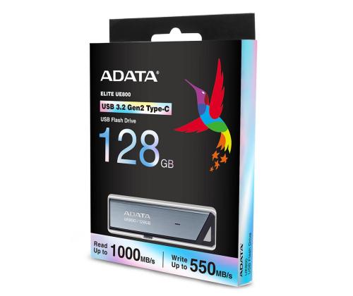 MUISTITIKKU FLASH USB-C 128GB/SILV AELI-UE800-128G-CSG ADATA DATA
