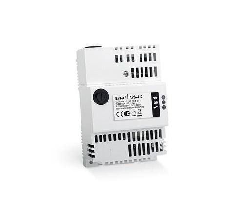 VIRTALÄHDE 12VDC 4A DIN/APS-412 SATEL