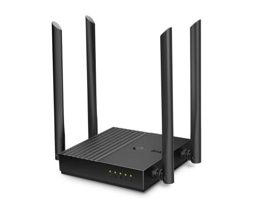 Langaton reititin TP-LINK Wireless Router 1200 Mbps 1 WAN 4x10/100/1000M ARCHERA64