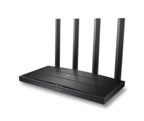 Langaton reititin TP-LINK Langaton reititin 1500 Mbps Wi-Fi 6 1 WAN 3x10/100/1000M Antennien määrä...
