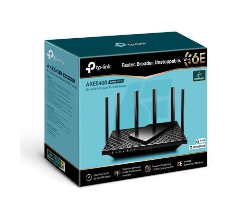 Langaton reititin 5400 MBPS WI-FI 6E TRI-BAND ARCHER AXE75 TP-LINK TP-LINK