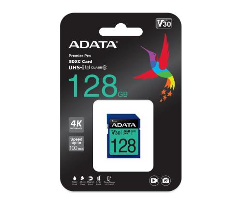 MUISTI SDXC 128GB V30/ASDX128GUI3V30S-R ADATA