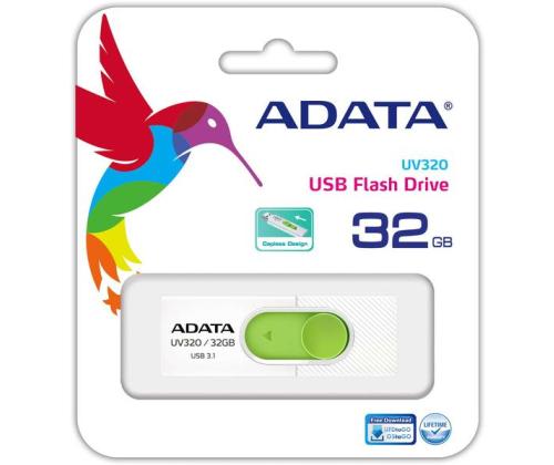 MUISTITIKKU FLASH USB3.1 32GB/VALKOINEN AUV320-32G-RWHGN ADATA