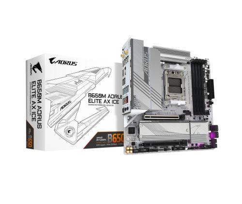 Emolevy GIGABYTE AMD B650 SAM5 Micro-ATX Muisti DDR5 Muistipaikat 4 1xPCI-Express 4.0 4x 1xPCI...