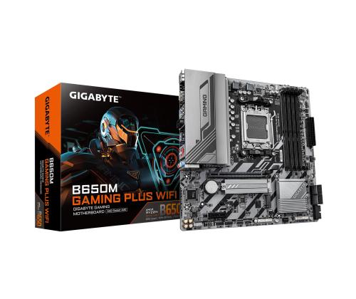 Emolevy GIGABYTE AMD B650 SAM5 Micro-ATX Muisti DDR5 Muistipaikat 4 B650MGAMINGPLUSWF1.3