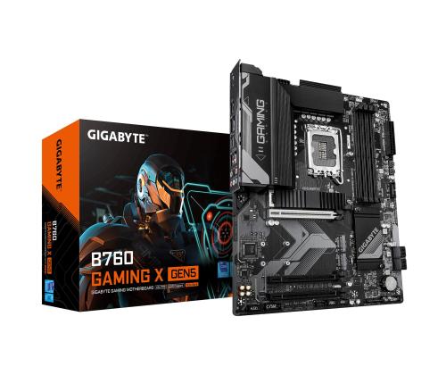 Emolevy GIGABYTE Intel B760 Express LGA1700 ATX Muisti DDR5 Muistipaikat 4 B760GAMINGXGEN5
