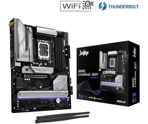 Emolevy ASROCK Intel B860 Express LGA1851 ATX Muisti DDR5 Muistipaikat 4 1xPCI-Express 4.0 16x...