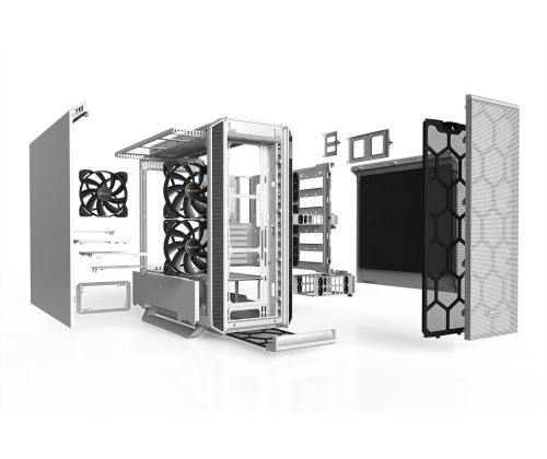 Arvuticorpus BE QUIET Silent Base 802 White MidiTower Ei sisälly ATX EATX MicroATX MiniITX Väri Valkoinen.
