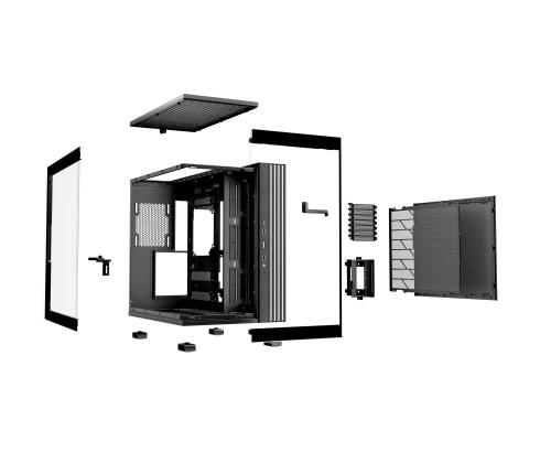 Kotelo BE QUIET LIGHT BASE 600 DX Tower Kotelo tuotteen ominaisuudet Läpinäkyvä paneeli ATX MicroATX...