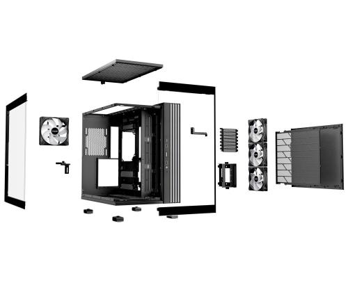 Kotelo BE QUIET LIGHT BASE 600 LX Tower ATX MicroATX MiniITX Väri Musta BGW67