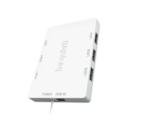 KOTELON PUHALTIN 120 MM VALOSIIVET PWM/VALKOINEN PWMBL100 OLE HILJAINEN