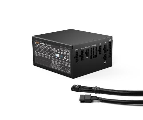 Virtalähde BE QUIET 850 wattia huipputeho 920 wattia hyötysuhde 80 PLUS PLATINIUM PFC aktiivinen MTBF...