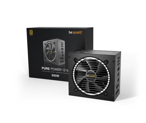 Virtalähde BE QUIET 650 wattia huipputeho 720 wattia hyötysuhde 80 PLUS GOLD PFC aktiivinen MTBF...