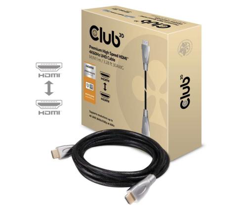 KAAPELI HDMI-HDMI 1M/M/M CAC-1311 CLUB3D