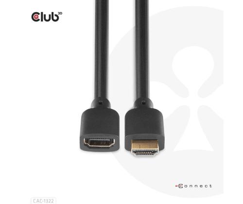 KAAPELI HDMI-HDMI 1M/M/F CAC-1322 CLUB3D