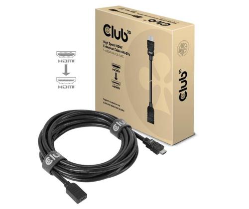 KAAPELI HDMI HDMI 5M/M/F CAC-1325 CLUB3D