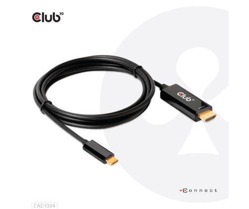 KAAPELI HDMI USB-C 1.8M/M/M CAC-1334 CLUB3D