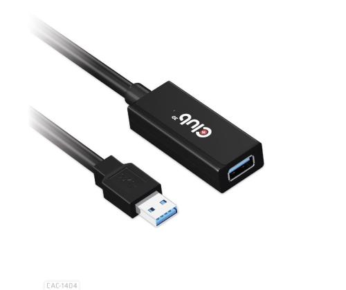 KAAPELI USB3.2 - USB3.2 5M/M/F CAC-1404 CLUB3D
