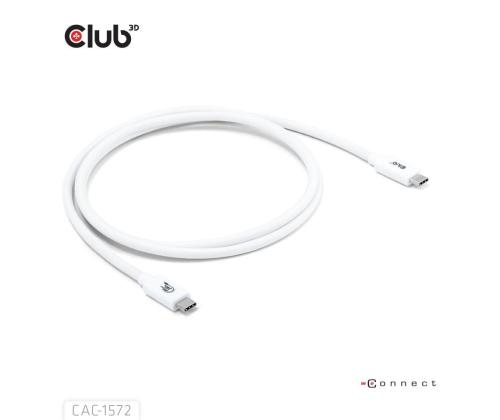 KAAPELI USB-C USB-C 1.2M/VALKOINEN CAC-1572 CLUB3D