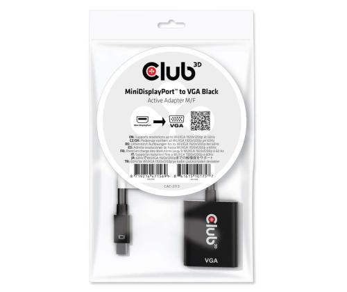 I/O-SOVITIN MINI DP - VGA/M/F CAC-2113 CLUB3D
