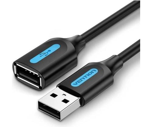 KAAPELI USB2.0 UROS NAARAS/1.5M MUSTA CBIBG VENTION
