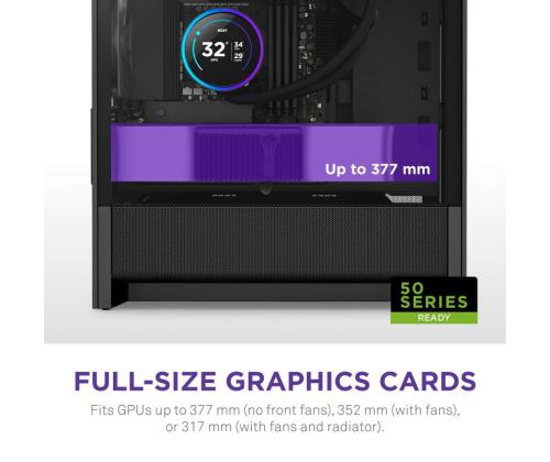 Kotelo NZXT micro ATX/Mini-ITX Musta Midi Tower PC CC-H31FB-01