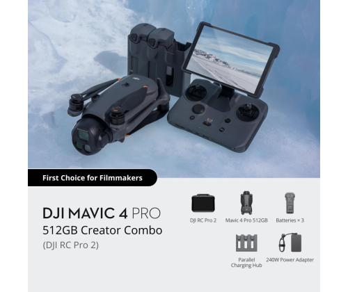 Lennokki DJI Mavic 4 Pro 512GB Creator Combo (DJI RC Pro 2) Consumer CP.MA.00000847.02