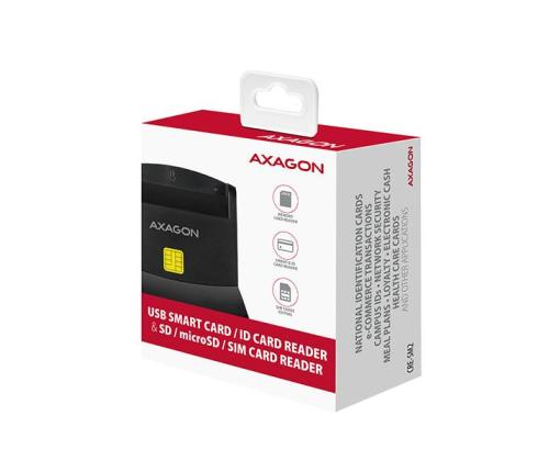 KORTINLUKIJA JALUSTA SMARTCARD/USB2.0 CRE-SM2 AXAGON