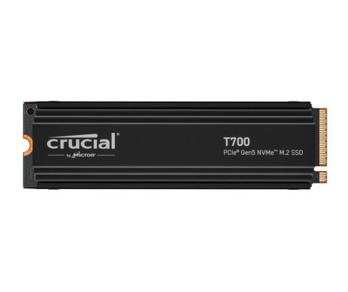SSD CRUCIAL T700 1TB M.2 PCIE NVMe TLC Kirjoitusnopeus 9500 Mt/s Lukunopeus 11700 Mt/s...