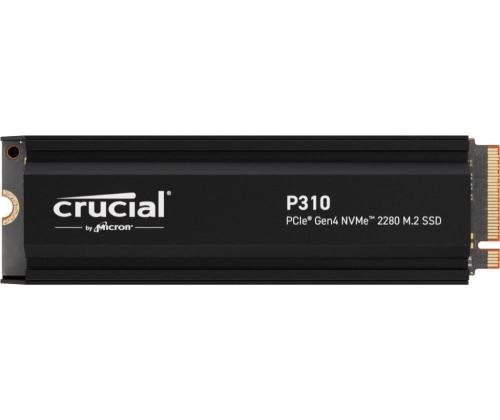 SSD CRUCIAL P310 2TB M.2 PCIe Gen4 NVMe 3D NAND Kirjoitusnopeus 6000 Mt/s Lukunopeus 7100...