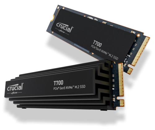 Kiintolevyasema SSD CRUCIAL T700 2TB M.2 PCIE NVMe TLC Kirjoitusnopeus 11800 Mt sekunnissa Lukunopeus 12400 Mt sekunnissa...
