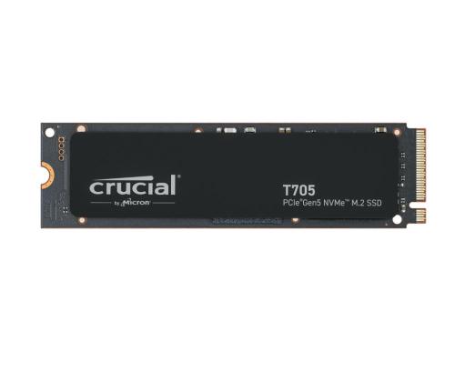 SSD CRUCIAL T705 4TB M.2 PCIe Gen5 NVMe Kirjoitusnopeus 12600 Mt/s Lukunopeus 14100 Mt/s...