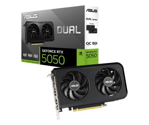 Näytönohjain ASUS NVIDIA NVIDIA GeForce RTX 5050 8 GB GDDR6 128 bit PCIE 5.0 16x Dual Slot Fansink DUAL...