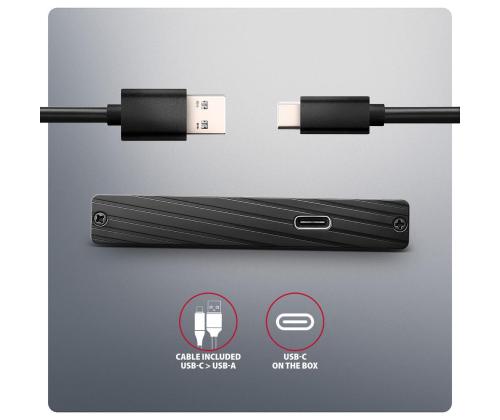 Kiintolevyn ACC-kotelo 2.5&amp;quot;/USB3.2 EE25-XA6C AXAGON