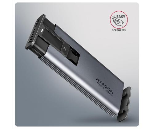 SSD ACC KOTELO M.2 NVME/SATA USB3.2 EEM2-SD2 AXAGON