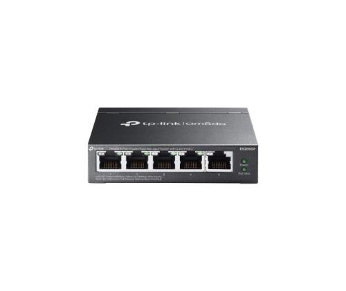 Kytkin TP-LINK Työpöytä/jalusta 5x10Base-T / 100Base-TX / 1000Base-T PoE-portit 4 ES205GP 4 ES205GP