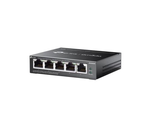 Kytkin TP-LINK Työpöytä/jalusta 5x10Base-T / 100Base-TX / 1000Base-T PoE-portit 4 ES205GP 4 ES205GP