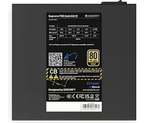 TAPAUS PSU ATX 650W/SUPR/FM5 KULTA EY7A007 ENDORFY ENDORFY