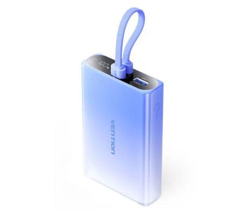 POWER BANK USB 10000MAH 22.5W/SININEN FHZL0 VENTION