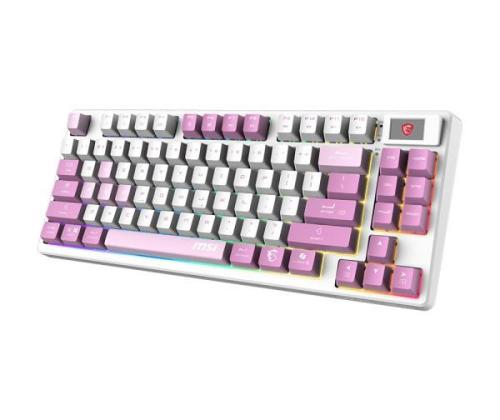 NÄPPÄIMISTÖ GAMING VIOLET US/FORGE GK600 TKL W VIOLET MSI