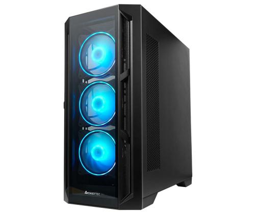 Kotelo CHIEFTEC APEX ARGB MidiTower Ei mukana ATX MicroATX MiniITX Väri Musta GA-01B-TG-OP